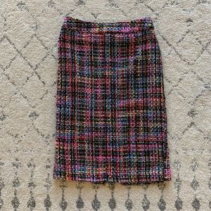 Called to Surf Black Tweed Pencil Skirt